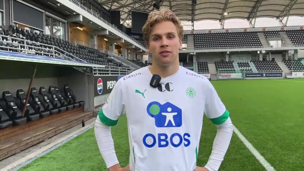 Emil Øverby etter seieren over Elverum